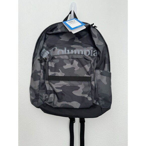 Columbia Zigzag 22L Camo Backpack Spell Out Unisex New With Tags School Hiking - Picture 1 of 11